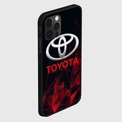 Чехол для iPhone 12 Pro TOYOTA, цвет: 3D-черный — фото 2