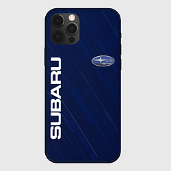 Чехол для iPhone 12 Pro SUBARU, цвет: 3D-черный