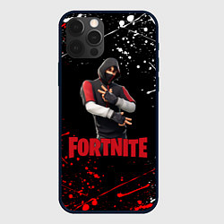 Чехол для iPhone 12 Pro FORTNITE x IKONIK, цвет: 3D-черный