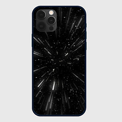 Чехол для iPhone 12 Pro 3D, Космос, цвет: 3D-черный
