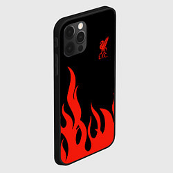 Чехол для iPhone 12 Pro Liverpool F C, цвет: 3D-черный — фото 2
