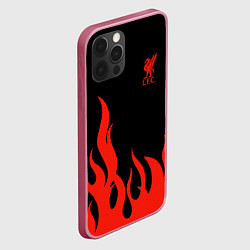 Чехол для iPhone 12 Pro Liverpool F C, цвет: 3D-малиновый — фото 2
