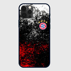 Чехол для iPhone 12 Pro BAYERN MUNCHEN, цвет: 3D-черный