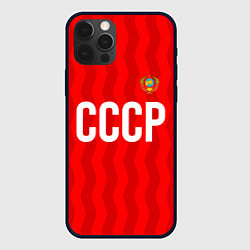 Чехол для iPhone 12 Pro Форма сборной СССР, цвет: 3D-черный