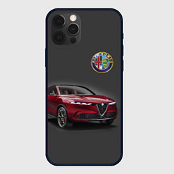 Чехол для iPhone 12 Pro Alfa Romeo - Italy, цвет: 3D-черный