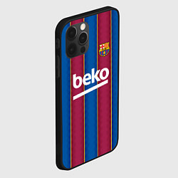 Чехол для iPhone 12 Pro FC Barcelona 2021, цвет: 3D-черный — фото 2