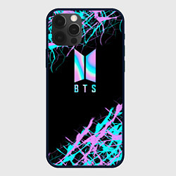 Чехол для iPhone 12 Pro BTS, цвет: 3D-черный