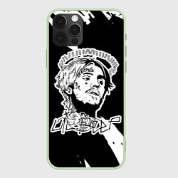 Чехол для iPhone 12 Pro Lil Peep, цвет: 3D-салатовый