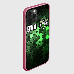 Чехол для iPhone 12 Pro GTA 5 ГТА 5, цвет: 3D-малиновый — фото 2