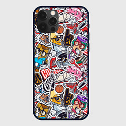 Чехол для iPhone 12 Pro MIX, цвет: 3D-черный