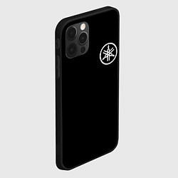 Чехол для iPhone 12 Pro Yamaha на спине, цвет: 3D-черный — фото 2