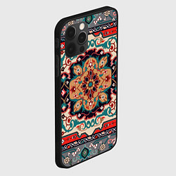 Чехол для iPhone 12 Pro Текстура ковра, цвет: 3D-черный — фото 2