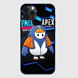 Чехол для iPhone 12 Pro Fall Guys Apex Legends, цвет: 3D-черный