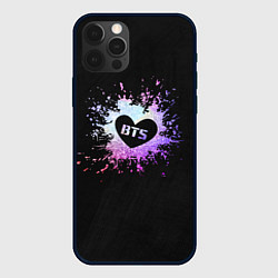 Чехол для iPhone 12 Pro BTS, цвет: 3D-черный