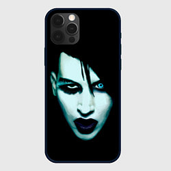 Чехол для iPhone 12 Pro Marilyn Manson, цвет: 3D-черный