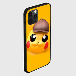 Чехол для iPhone 12 Pro Pikachu Pika Pika, цвет: 3D-черный — фото 2