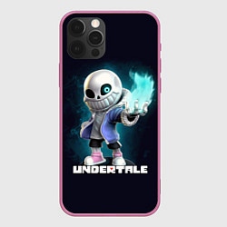 Чехол для iPhone 12 Pro UNDERTALE, цвет: 3D-малиновый