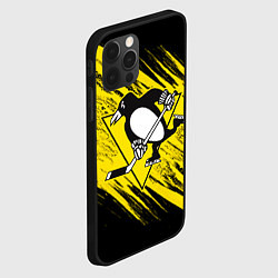Чехол для iPhone 12 Pro Pittsburgh Penguins Sport, цвет: 3D-черный — фото 2