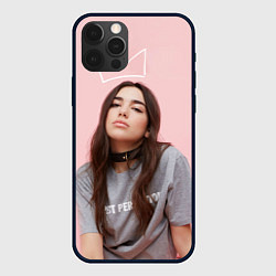 Чехол для iPhone 12 Pro Dua Lipa, цвет: 3D-черный