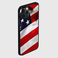 Чехол для iPhone 12 Pro США USA, цвет: 3D-черный — фото 2