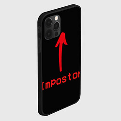Чехол для iPhone 12 Pro Among Us, цвет: 3D-черный — фото 2