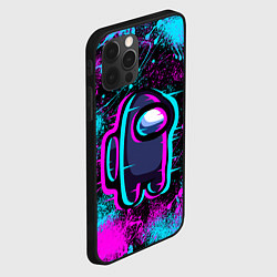 Чехол для iPhone 12 Pro NEON AMONG US, цвет: 3D-черный — фото 2