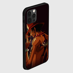 Чехол для iPhone 12 Pro One Piece Портгас Д Эйс, цвет: 3D-черный — фото 2