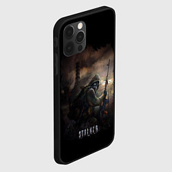 Чехол для iPhone 12 Pro S T A L K E R, цвет: 3D-черный — фото 2