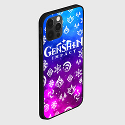 Чехол для iPhone 12 Pro GENSHIN IMPACT, цвет: 3D-черный — фото 2