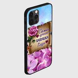 Чехол для iPhone 12 Pro Лучшая Бабушка, цвет: 3D-черный — фото 2