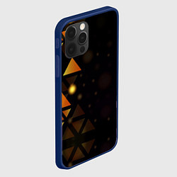 Чехол для iPhone 12 Pro Geometry, цвет: 3D-тёмно-синий — фото 2