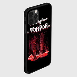 Чехол для iPhone 12 Pro Мой сосед в торпоре, цвет: 3D-черный — фото 2