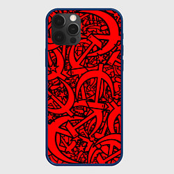 Чехол для iPhone 12 Pro СССР, цвет: 3D-тёмно-синий
