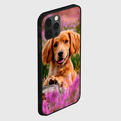 Чехол для iPhone 12 Pro Dog, цвет: 3D-черный — фото 2