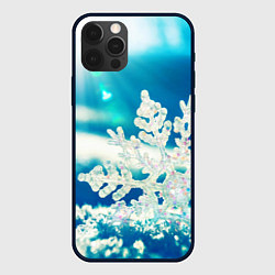 Чехол для iPhone 12 Pro Снег, цвет: 3D-черный