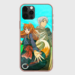 Чехол для iPhone 12 Pro Волчица и пряности, цвет: 3D-светло-розовый