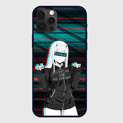 Чехол для iPhone 12 Pro Zero Two Senpai, цвет: 3D-черный