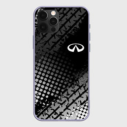 Чехол для iPhone 12 Pro Infiniti, цвет: 3D-светло-сиреневый