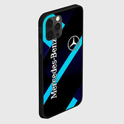 Чехол для iPhone 12 Pro Mercedes Benz, цвет: 3D-черный — фото 2