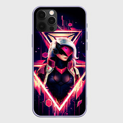 Чехол для iPhone 12 Pro Project Katarina, цвет: 3D-светло-сиреневый