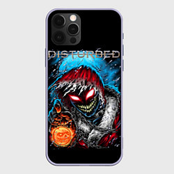Чехол для iPhone 12 Pro Disturbed, цвет: 3D-светло-сиреневый