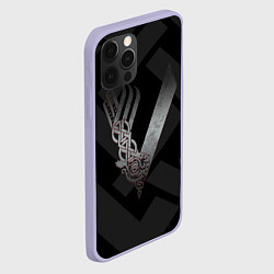 Чехол для iPhone 12 Pro ВИКИНГИ VIKINGS V, цвет: 3D-светло-сиреневый — фото 2