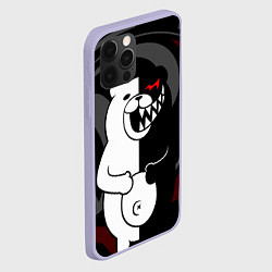 Чехол для iPhone 12 Pro MONOKUMA МОНОКУМА DANGANRO, цвет: 3D-светло-сиреневый — фото 2