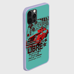 Чехол для iPhone 12 Pro CUBA CAR, цвет: 3D-светло-сиреневый — фото 2