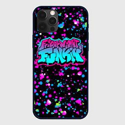 Чехол для iPhone 12 Pro FRIDAY NIGHT FUNKIN NEON, цвет: 3D-черный