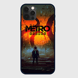 Чехол для iPhone 12 Pro Metro Exodus, цвет: 3D-черный