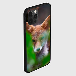 Чехол для iPhone 12 Pro Лисичка, цвет: 3D-черный — фото 2