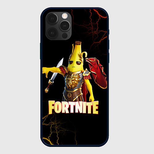 Чехол iPhone 12 Pro Fortnite Potassius Peels Peely / 3D-Черный – фото 1