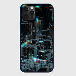 Чехол для iPhone 12 Pro Симуляция, цвет: 3D-черный