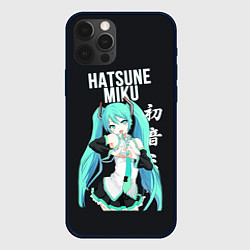 Чехол для iPhone 12 Pro Hatsune Miku Хацунэ Мику, цвет: 3D-черный